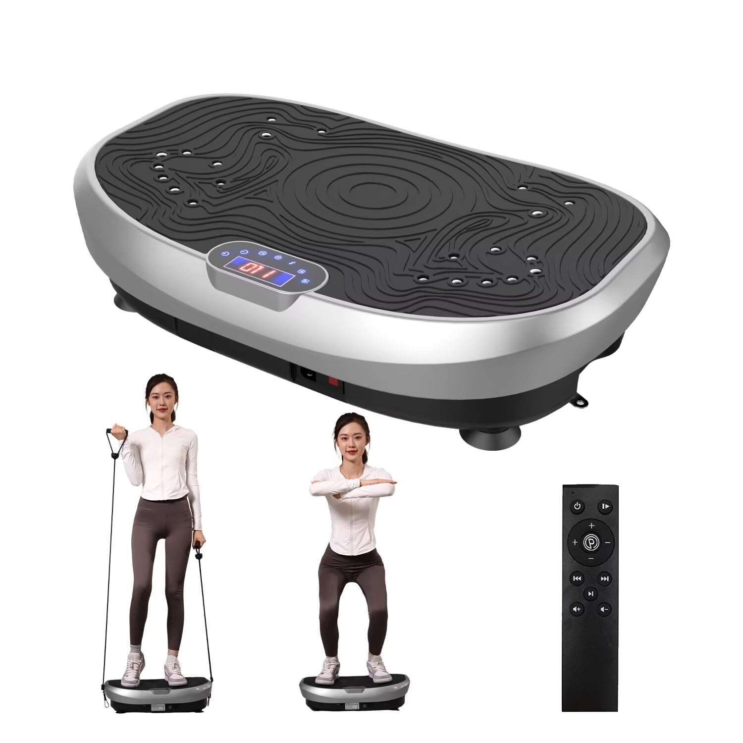 Amazon | AORTD 振動マシン 3D ぶるぶる振動マシーン 120段階調節 静音